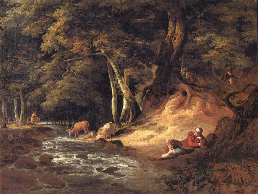 Jaques and the Wounded Stag in the Forest of Arden
